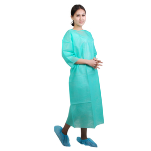 Bata quirúrgica del vestido disponible estéril del aislamiento del hospital de SMS con el nivel 3 de AAMI del pun¢o de la costilla