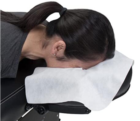 Juego de sábanas desechables no tejidas blancas para reposacabezas, fundas de masaje antiadherentes ultrasuaves y lujosas para reposacabezas faciales