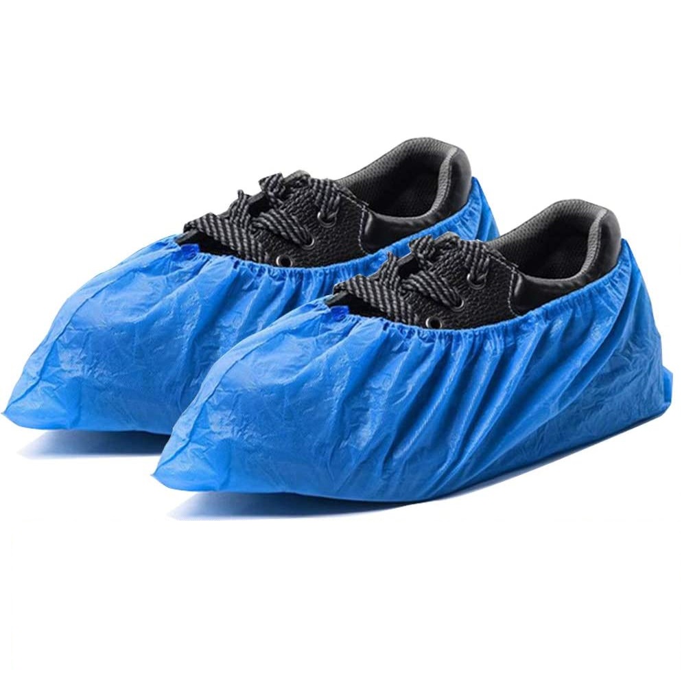 Cubrezapatos impermeable de plástico CPE desechable